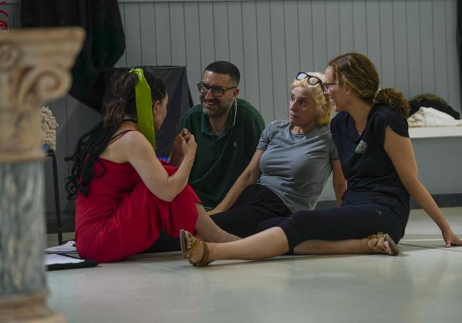 Anabel Alonso, durante los ensayos de 'Tiresias'