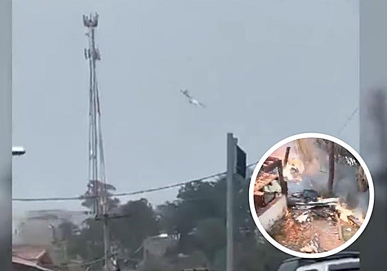 Mueren 61 personas a bordo de un avión que cayó sobre una zona residencial en Brasil