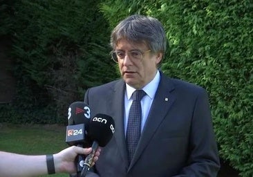 Aparecen las primeras imágenes de Puigdemont en Waterloo