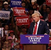 Trump, en uno de sus mítines electorales.