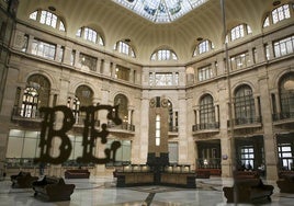 Interior del edificio del Banco de España en Madrid.