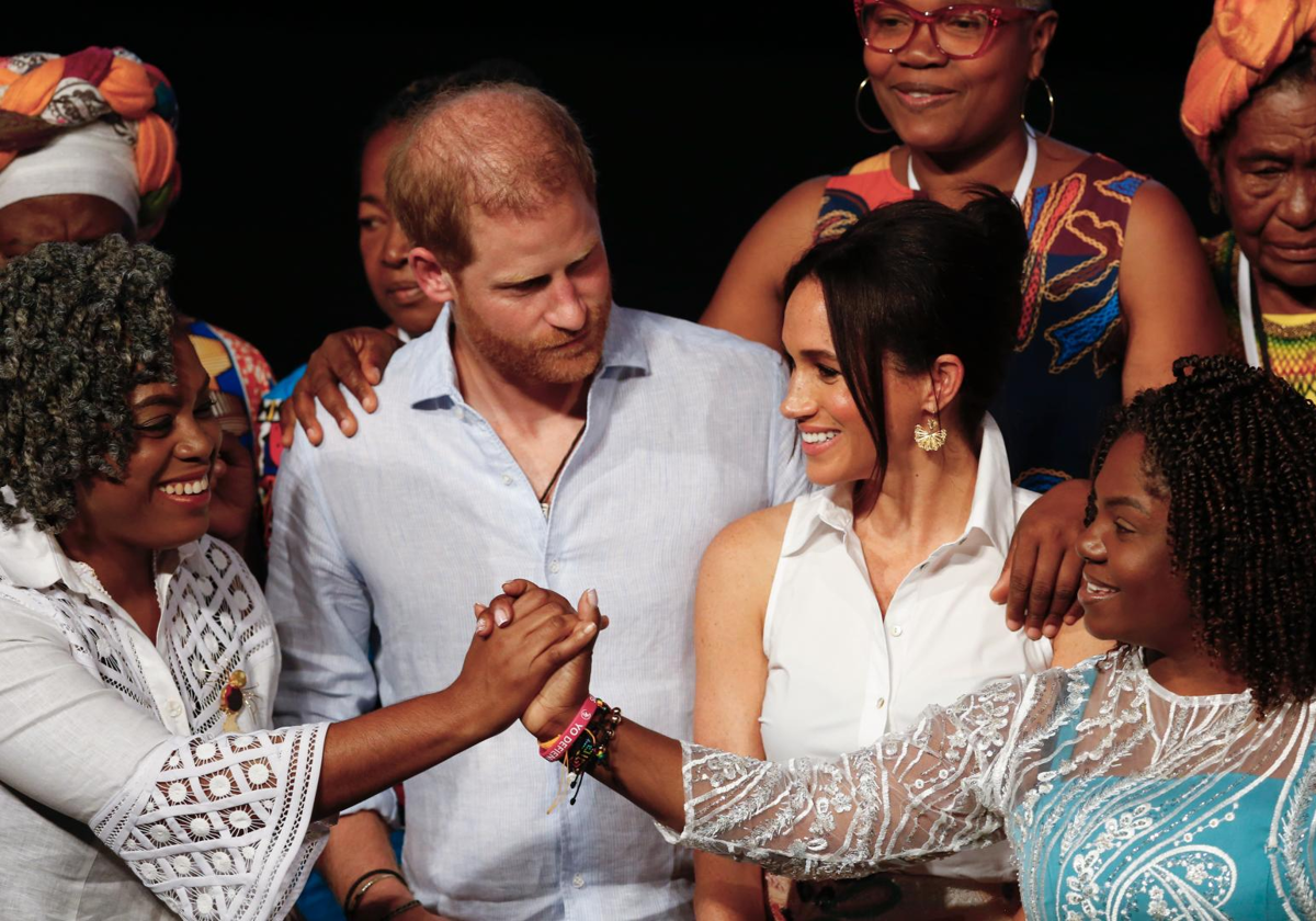 Los duques de Sussex, en Colombia.