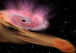 Nueve masas solares: observan la mayor estrella hasta ahora en el momento de ser devorada por un agujero negro