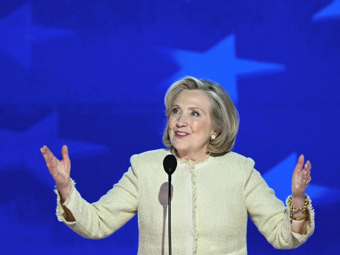 Hillary Clinton, durante su intervención en el congreso.