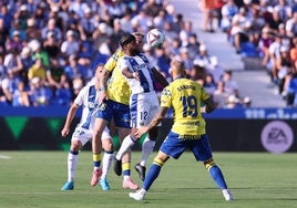 Butarque regresa a Primera con triunfo del Leganés ante Las Palmas