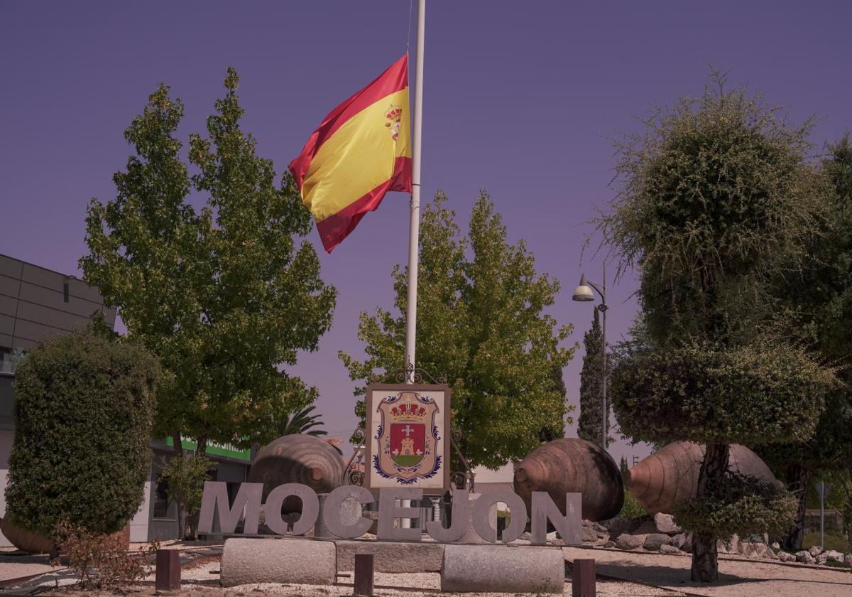 Entrada al pueblo de Mocejón (Toledo).