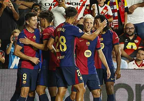 Debut soñado de Dani Olmo en Vallecas