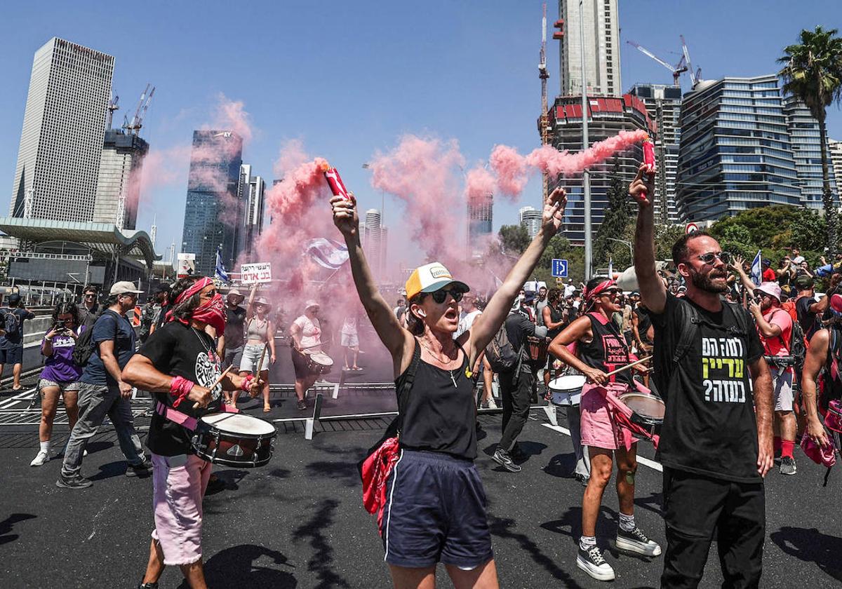 La manifestación de Tel Aviv fue la más masiva de todo el territorio israelí.