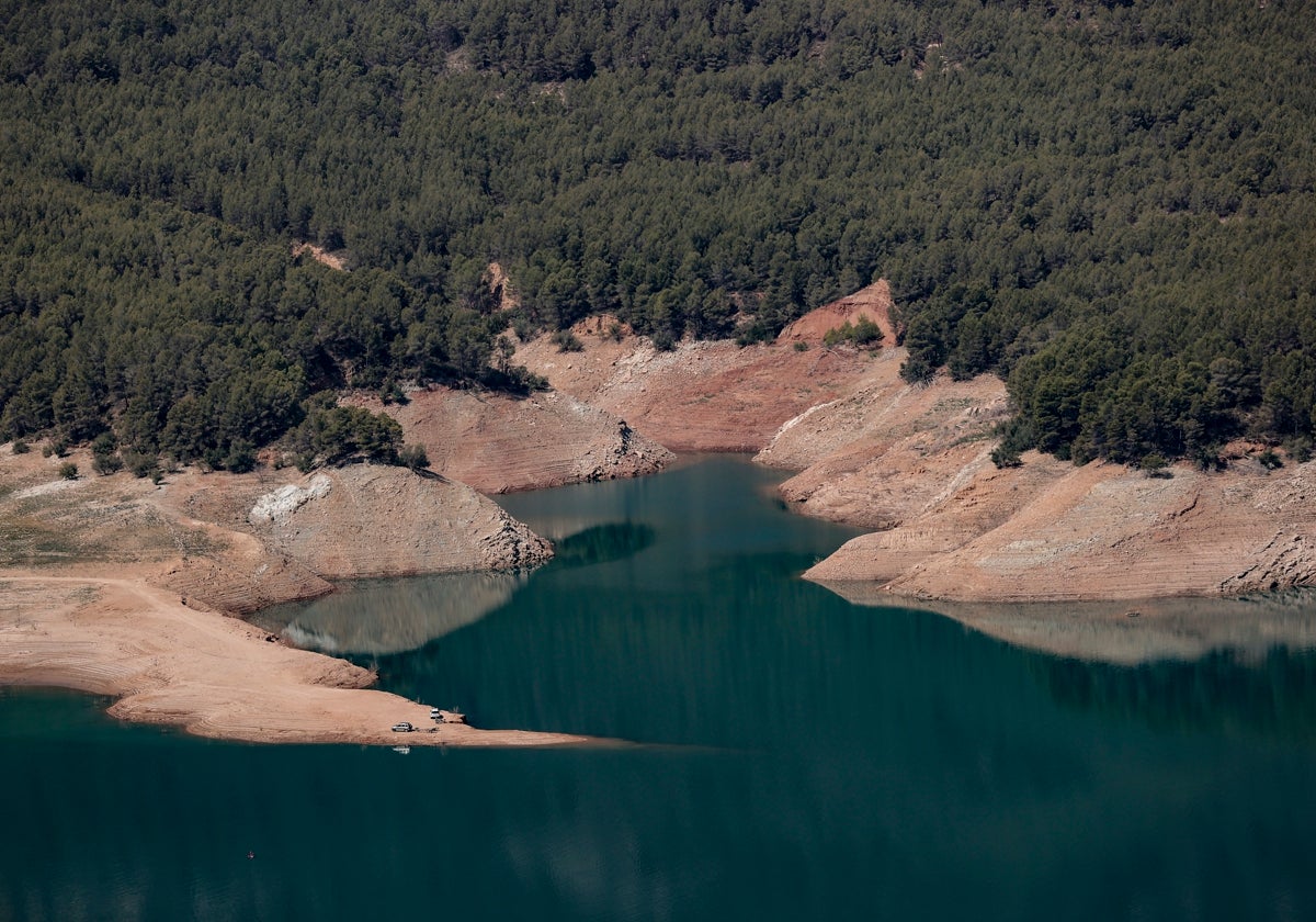 El embalse de Benageber, en la provincia de Valencia, que se encuentra al 40% de su capacidad.