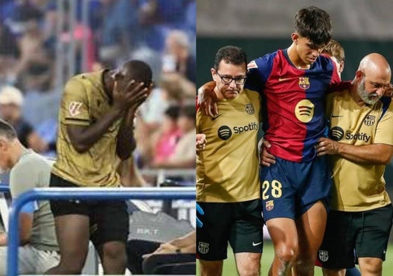 Hamari Traoré y Marc Bernal, ambos lesionados con rotura del ligamento cruzado