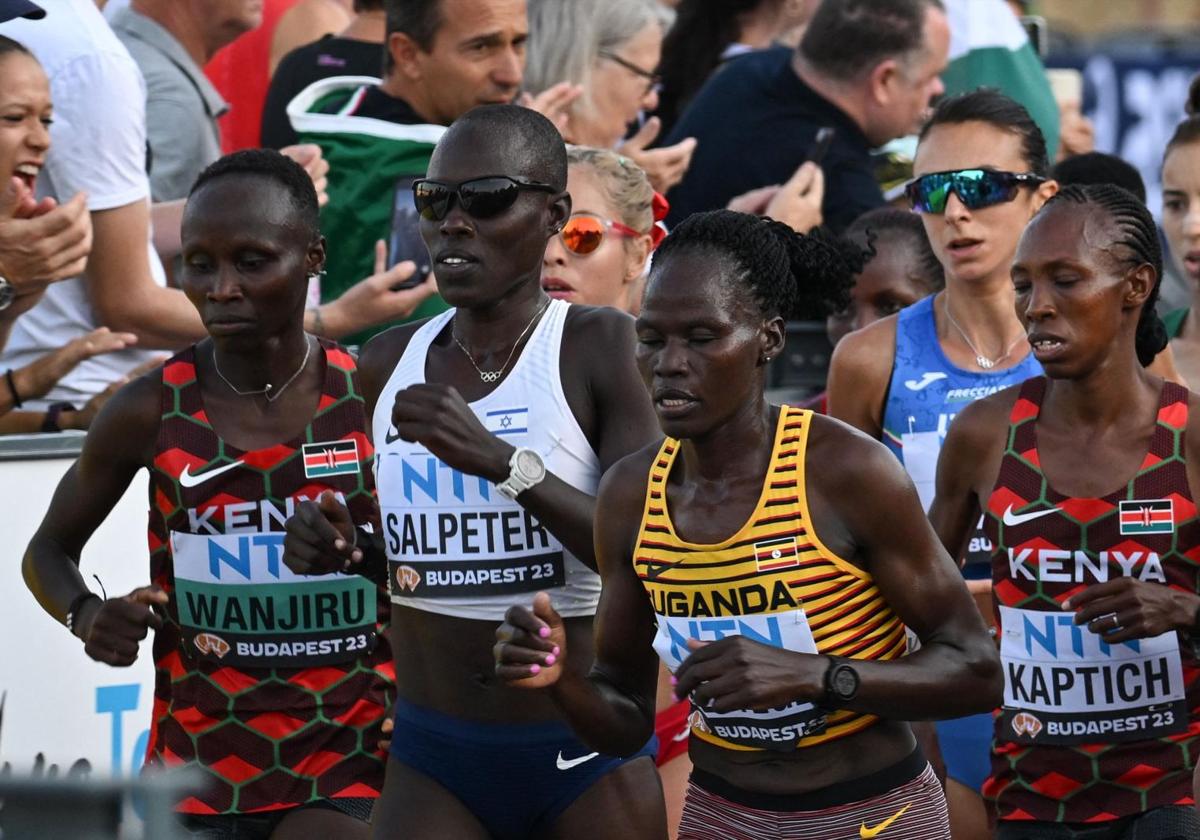 La atleta durante los Juegos Olímpicos de París