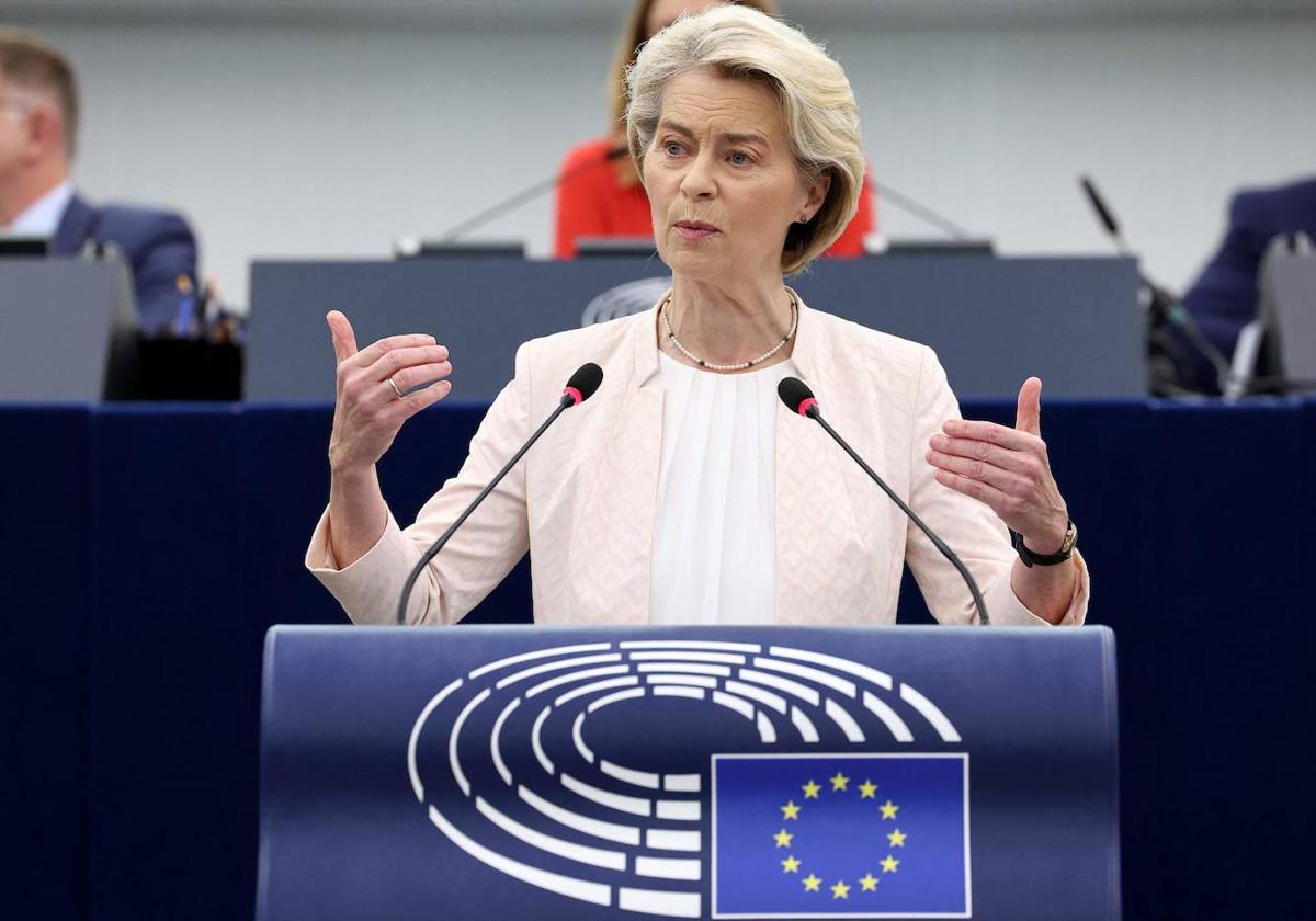 Ursula von der leyen, presidenta de la Comisión Europea.