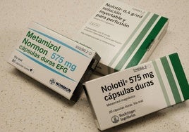 Medicamentos con metamizol.