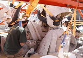 Restauración de la Puerta de Alcalá.