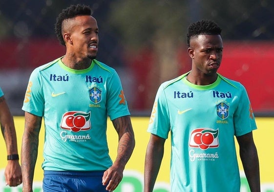 Militao, uno de los lesionados en el parón de selecciones, junto a su compatriota Vinicius.