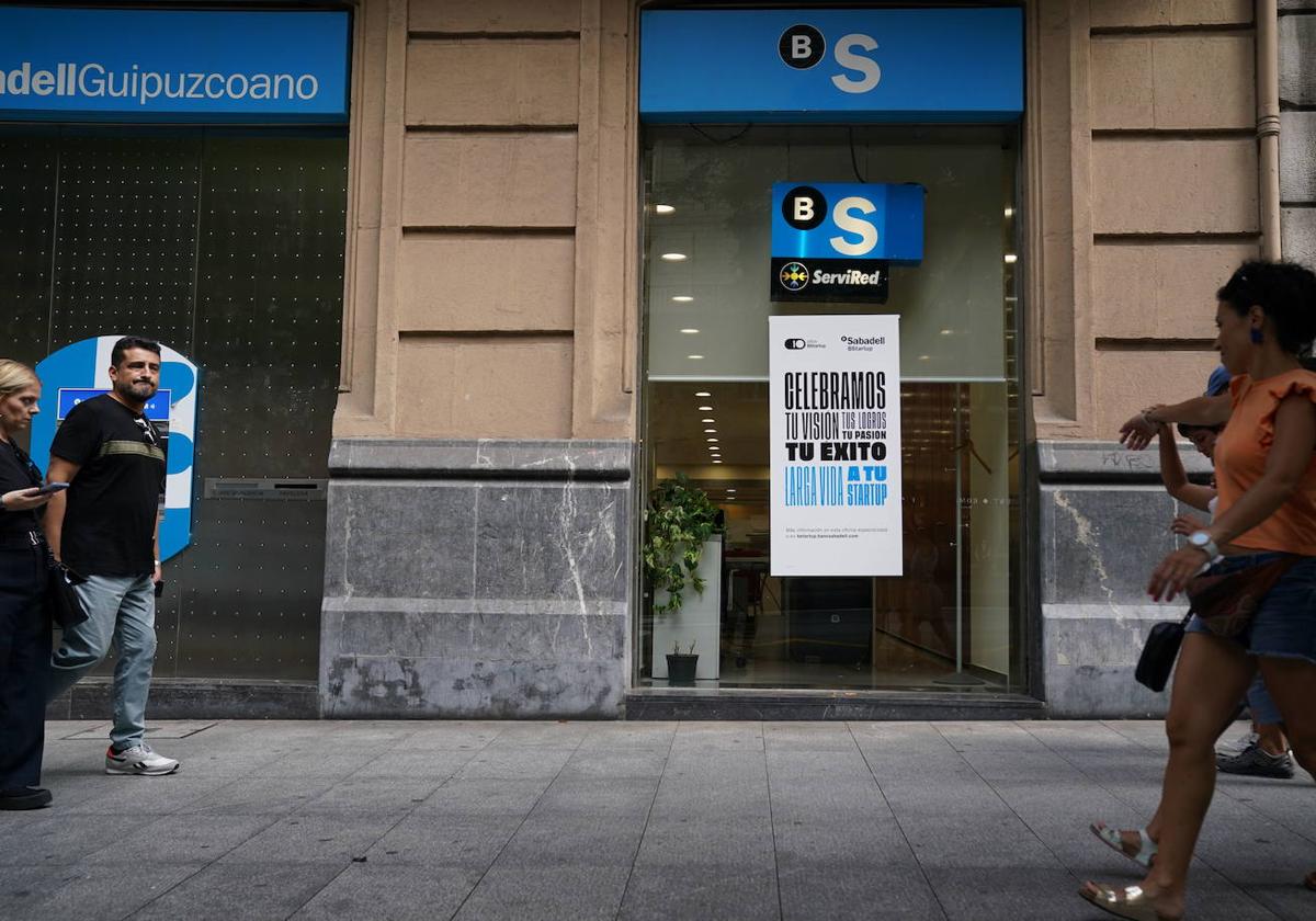 Oficina de Banco Sabadell.