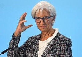 La presidenta del Banco Central Europeo, Christine Lagarde.