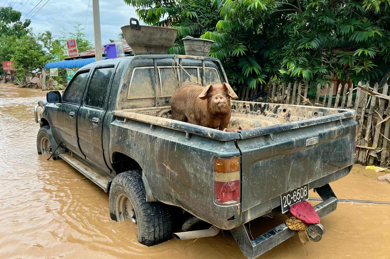 El devastador paso del tifón &#039;Yagi&#039; por Vietnam, Tailandia y Myanmar