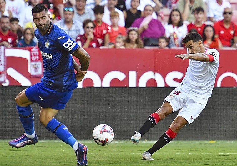 Jesús Navas da al Sevilla su primera victoria de la temporada, contra el Getafe