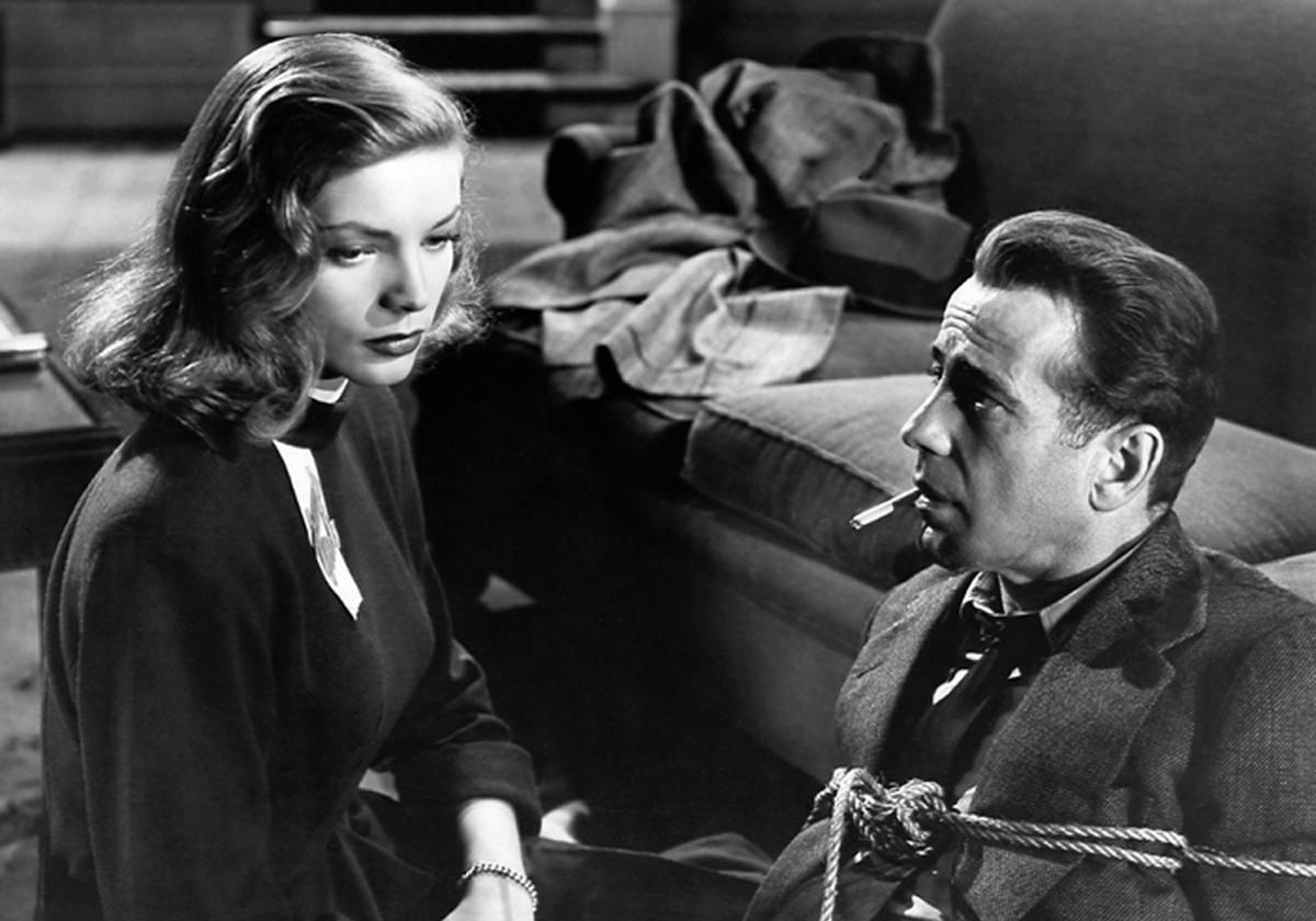 Bacall y Bogart en 'El sueño eterno'.