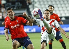 El Rayo remonta al Osasuna y vuelve a mirar a Europa