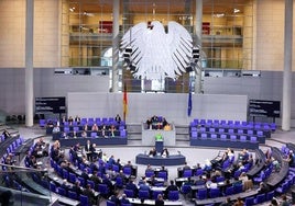 Una sesión en el Bundestag.