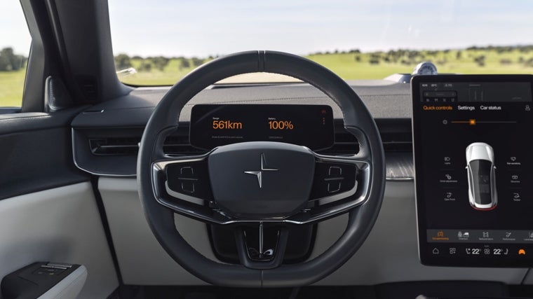 Interior del Polestar 3.