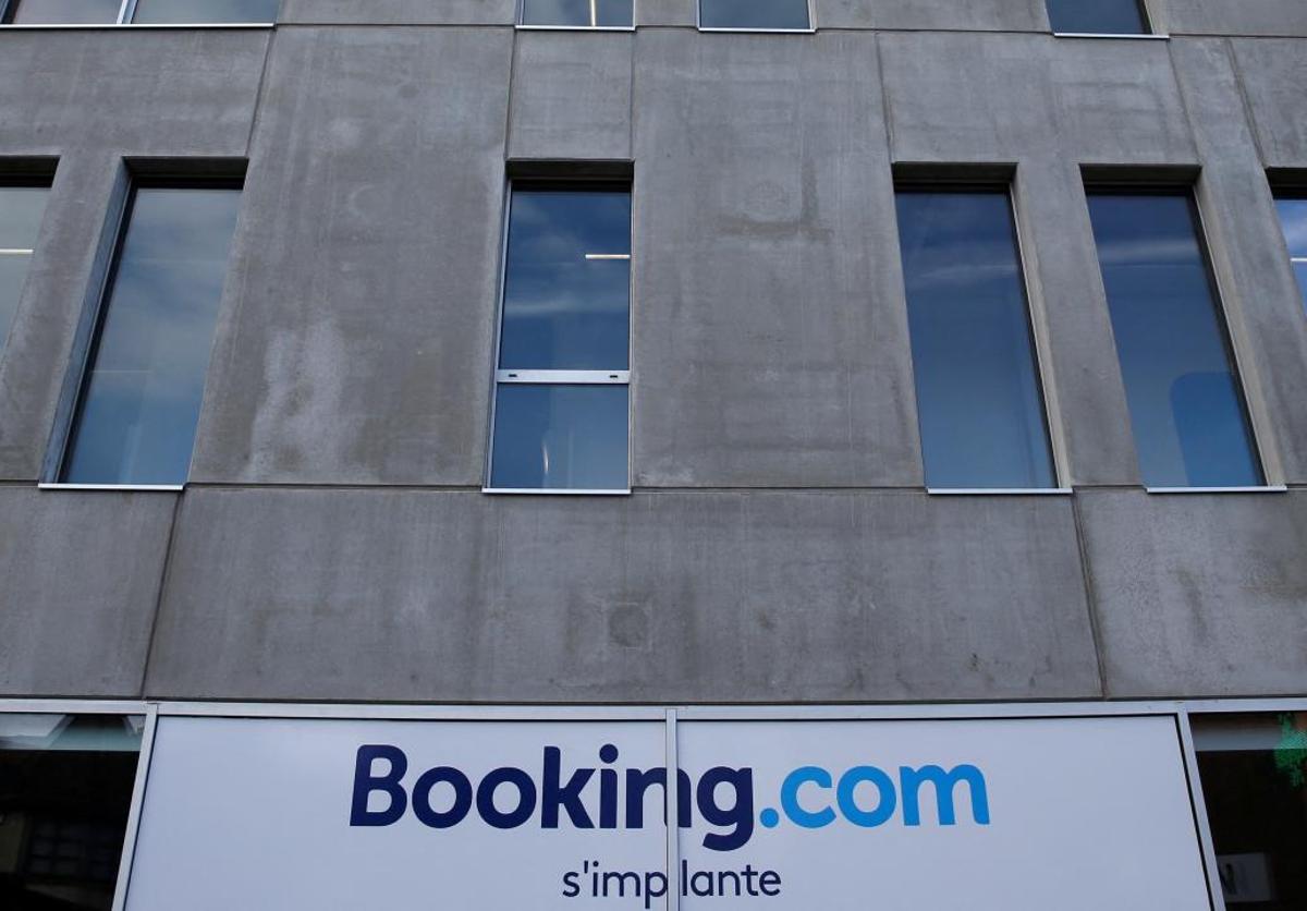 Un edificio con oficinas de Booking en EE UU.