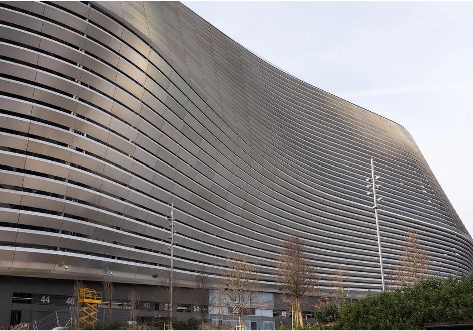 Fachada exterior del Santiago Bernabéu.