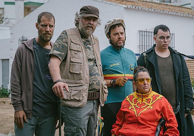 Tomás, junto a los cuatro jinetes del apocalipsis.