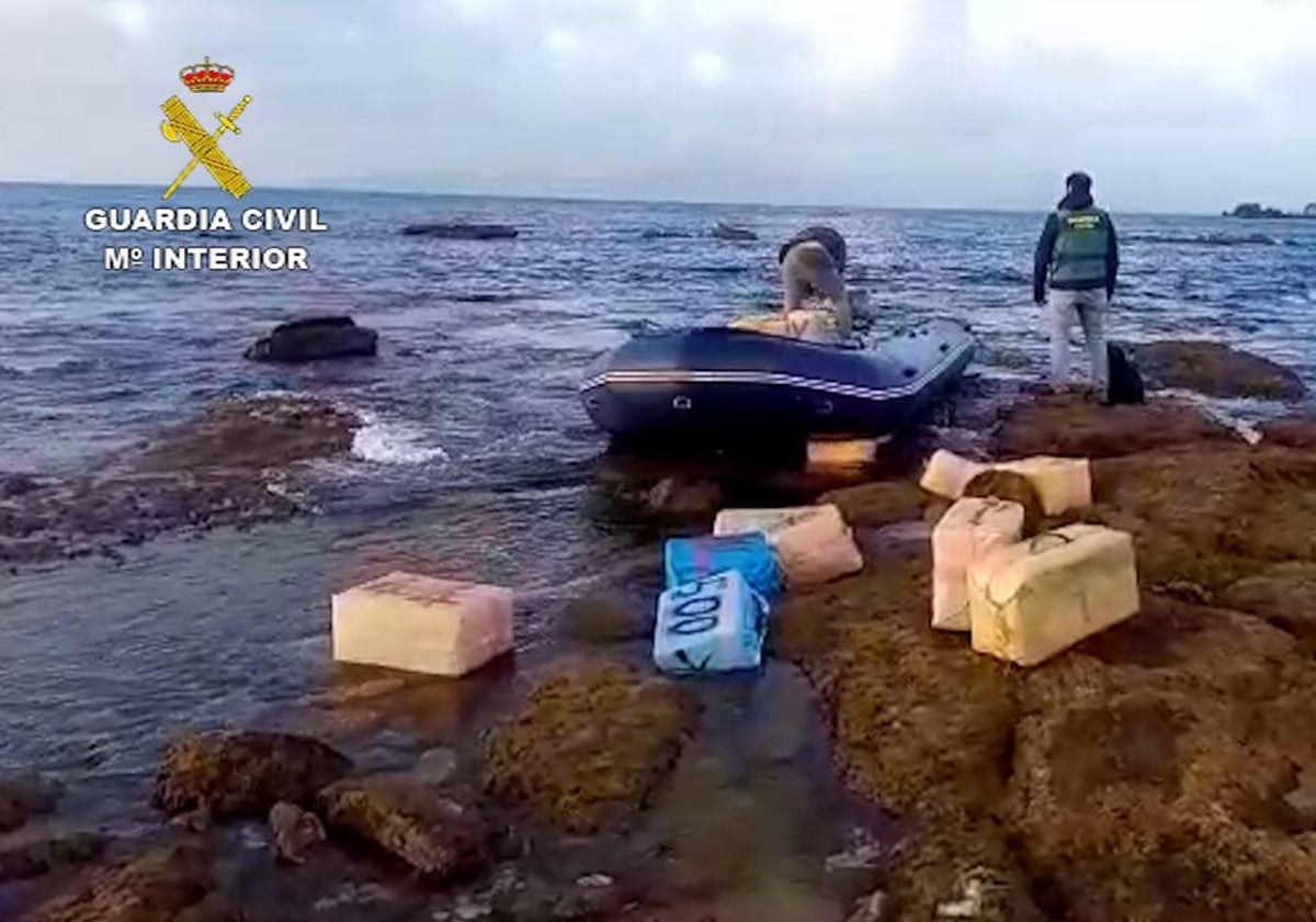 Una de las intervenciones en el Campo de Gibraltar dentro de la operación Anatolia de la Guardia Civil.