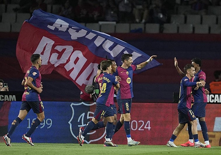 Lewandowski alarga la racha del Barça