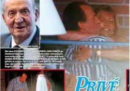 Don Juan Carlos en la portada de la revista Privé con Bárbara Rey.