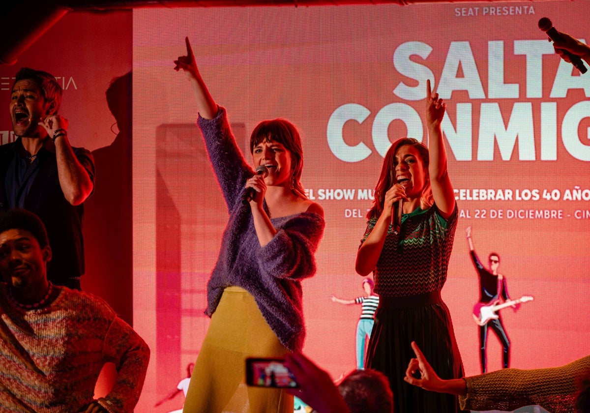 Protagonistas del musical «Salta Conmigo»