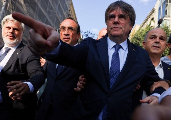 El expresidente catalán, Carles Puigdemont