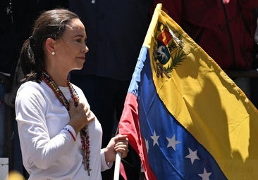 La opositora venzolana María Corina Machado recibe el premio Václav Havel