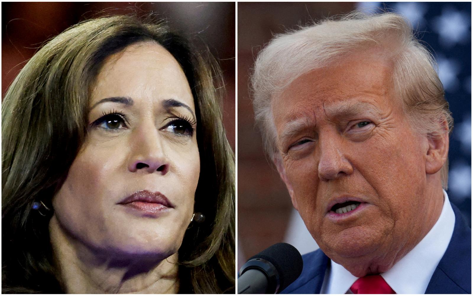 Kamala Harris y Donald Trump, los candidatos a las elecciones de Estados Unidos