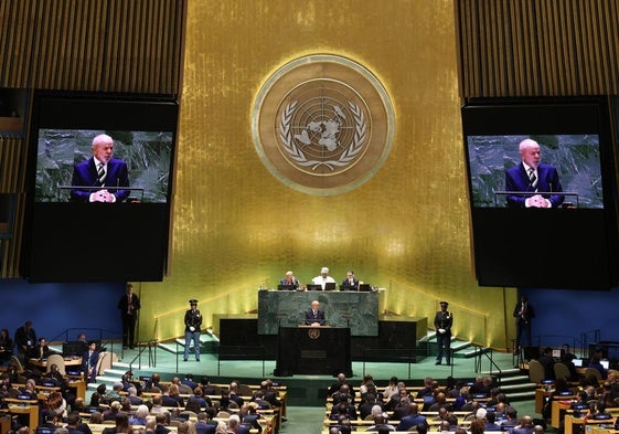 Imagen de la Asamblea General de Naciones Unidas la semana pasada.