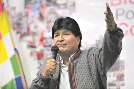 Evo Morales.