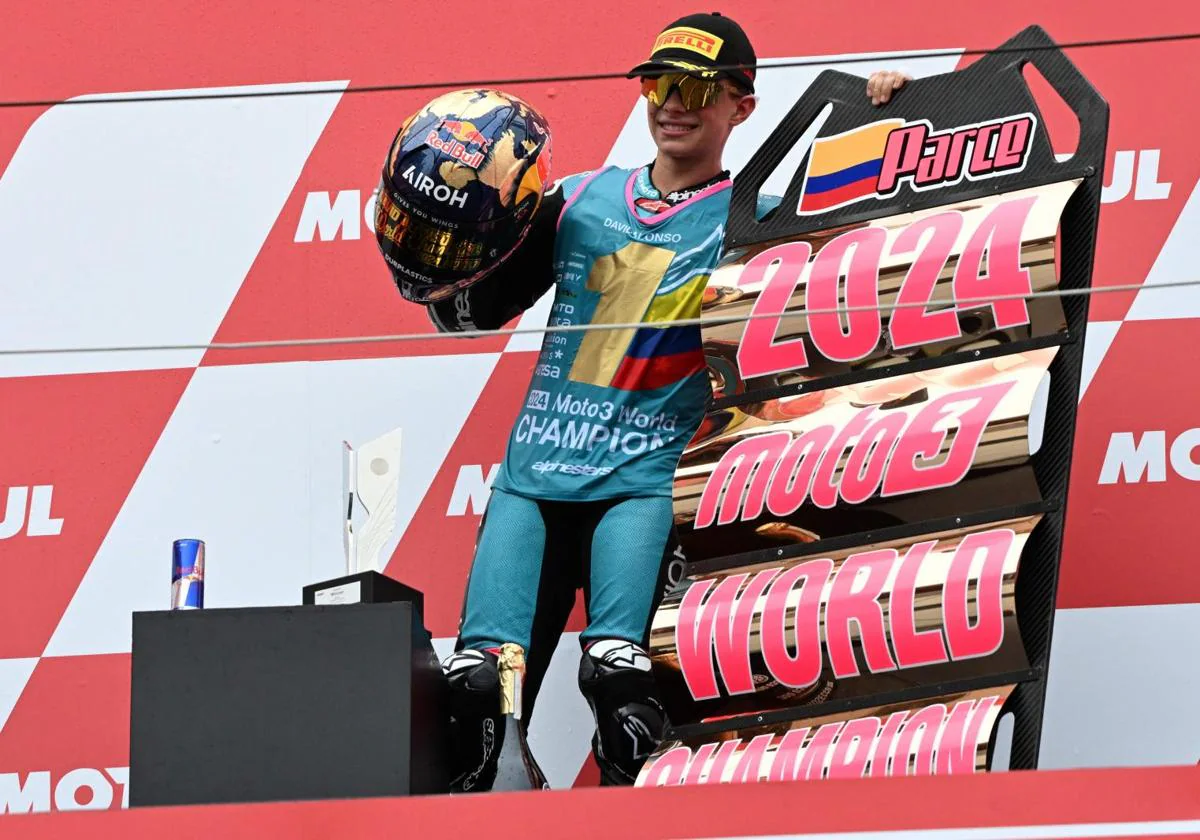 David Alonso se proclama campeón de Moto3 en Japón | Las Provincias