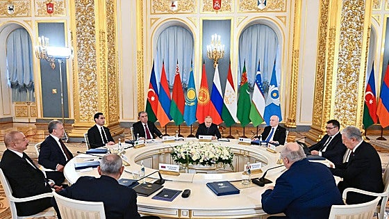 Putin se rodea de las antiguas repúblicas de la extinta Unión Soviética