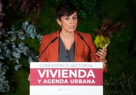 La ministra de Vivienda, Isabel Rodríguez.