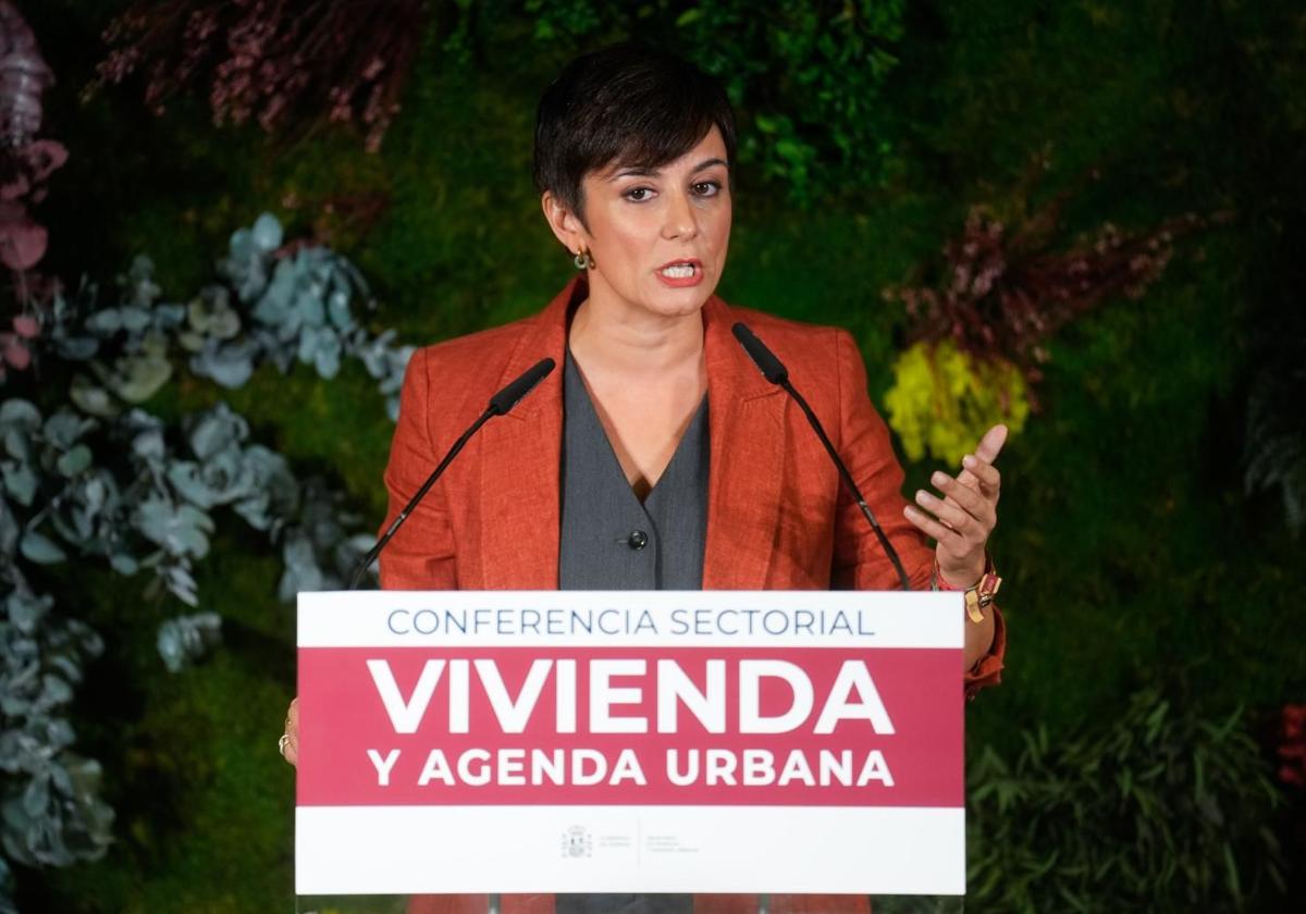 La ministra de Vivienda, Isabel Rodríguez.