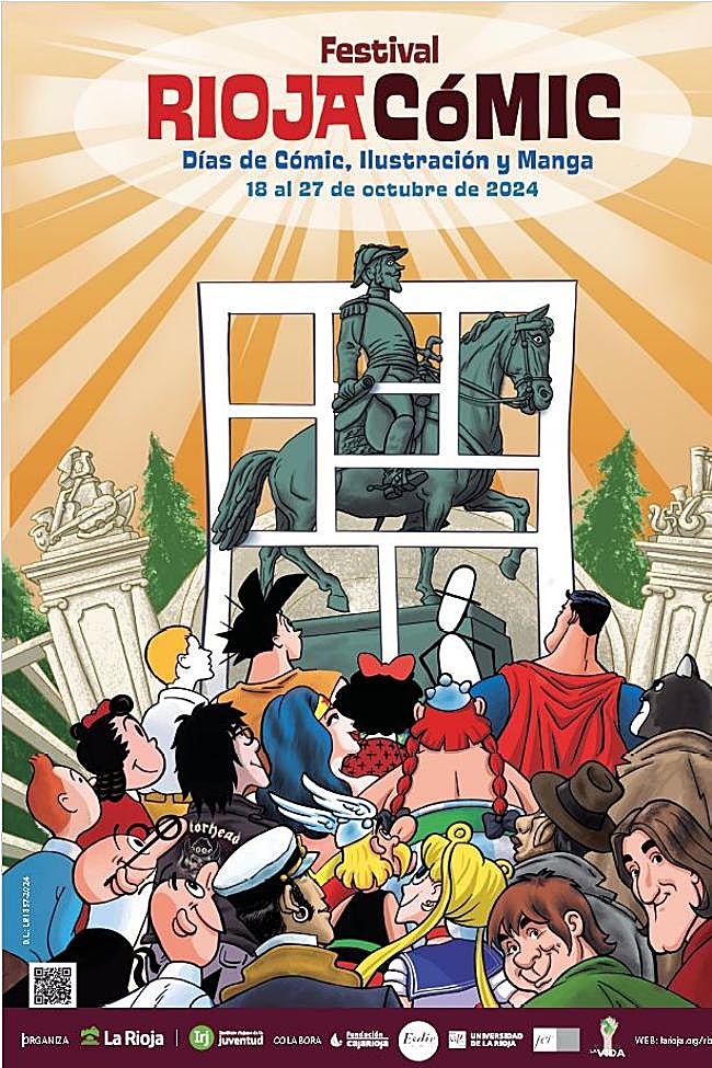 Cartel de Rioja Cómic.