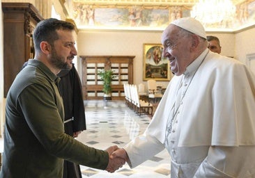 Zelenski reclama más ayuda al Papa para poner fin a la guerra en Ucrania