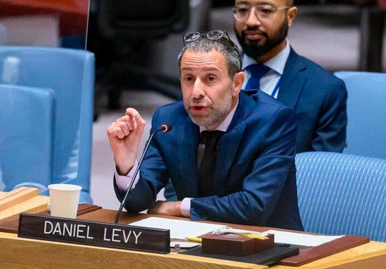 El británico Daniel Levy interviene ante Naciones Unidas.