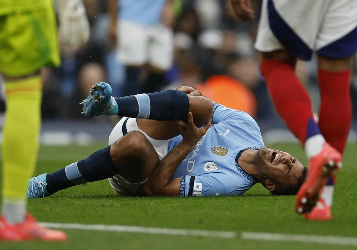 Rodri Hernandez, lesionado del ligamento cruzado con el Manchester City