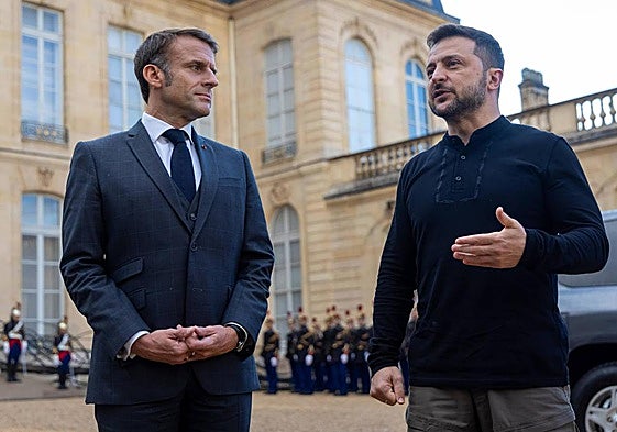 Volodímir Zelenski visitó Francia en su reciente gira exprés por varios países europeos.