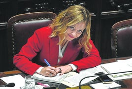 Giorgia Meloni está al frente del Gobierno italiano.