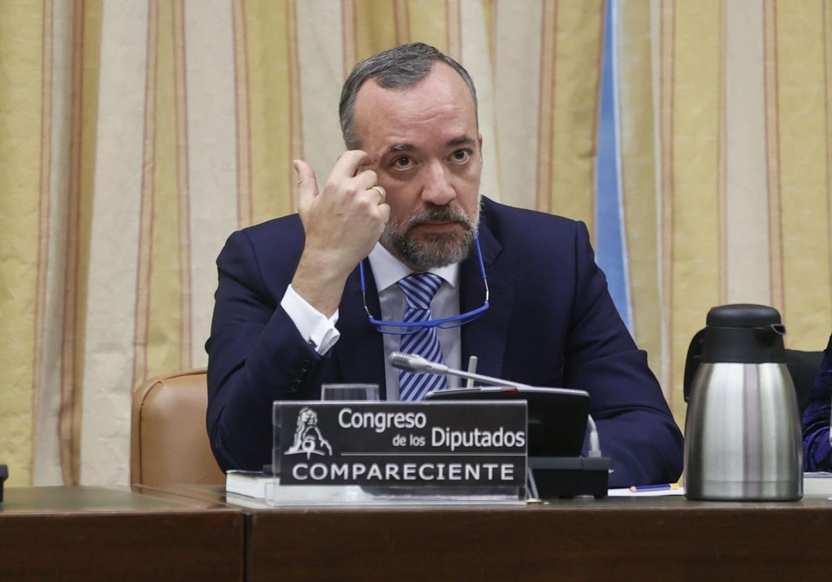 Francisco Martínez, exsecretario de Estado de Seguridad entre 2013 y 2016, durante su comparecencia en el Congreso.